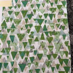 New /K Lifestyles Harrison Howard East of the Moon fabric in the Porcelain colorway, a decorative indoor print suitable for upholstery and drapery.