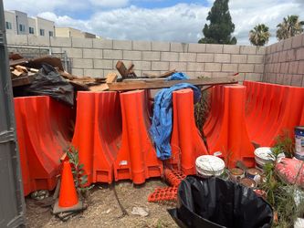 6 Construction barriers $1500 obo