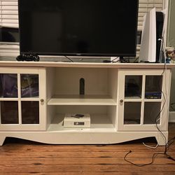 White TV Stand