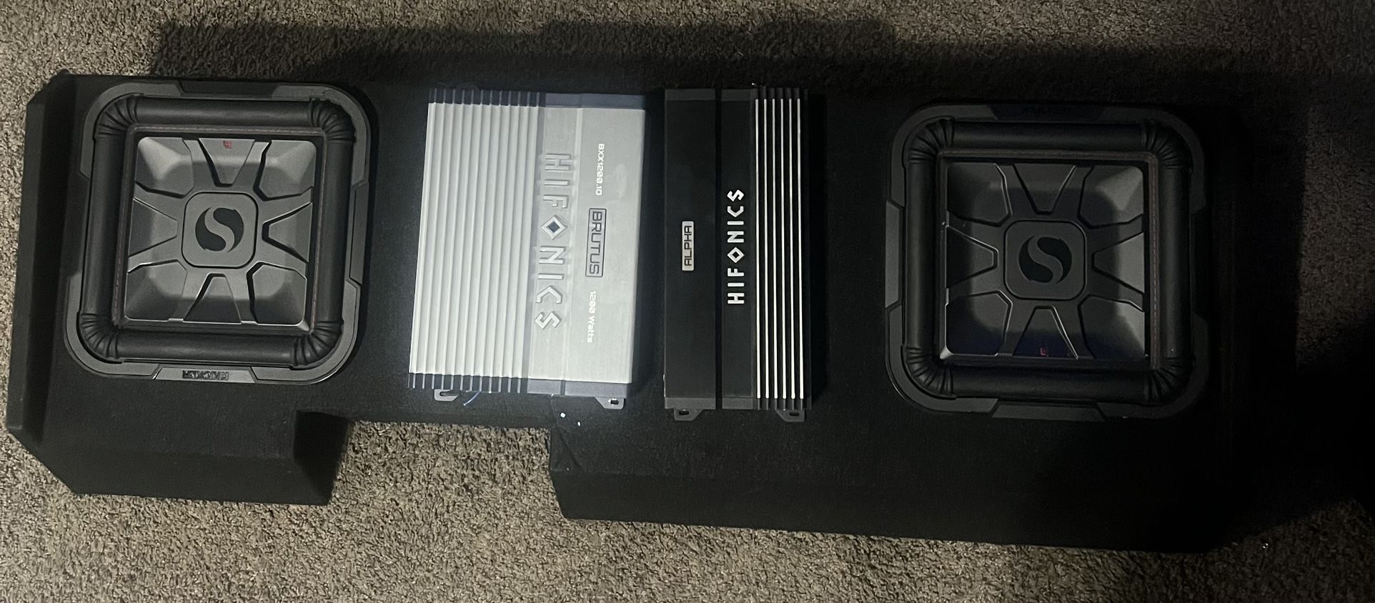 2 Subs And 2 Amps