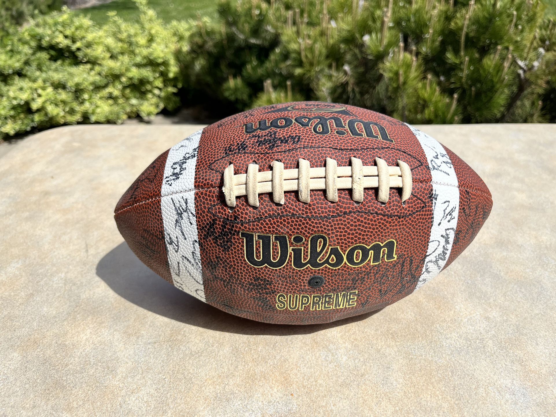 Raiders Signed Football