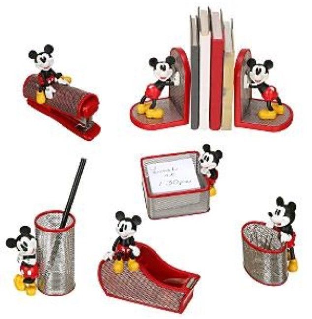 Mickey mouse desk set