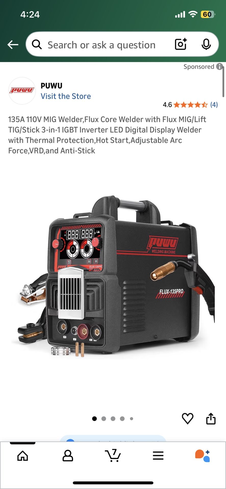 puwu welder Flux 135pro 3in1