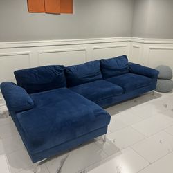 Blue couch