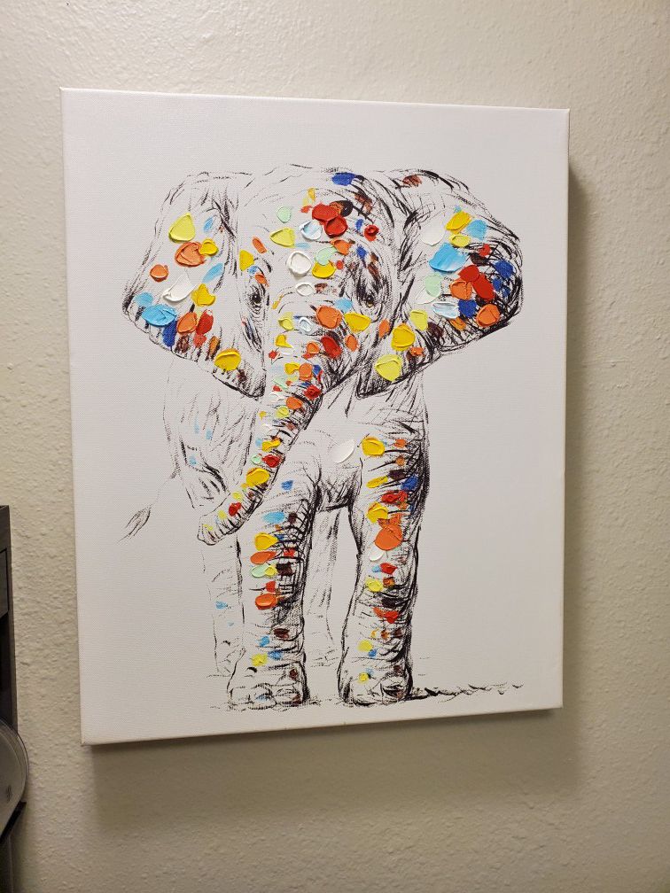 Painting- Modern Elephant