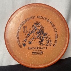 Innova Toro Metal Flake Conocido Conquest 2025 Orange 173.5 grams  4/2/1/3 Rare