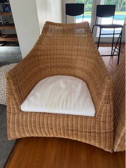 2 Beautiful comfortable wicker chairs