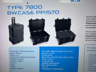 B & W Type 7800 case