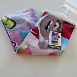 New Trolls Beach Towel 