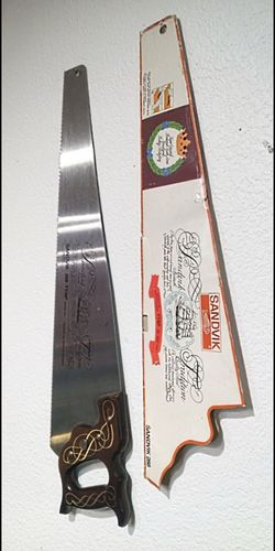 SANDVIK #288 TRADITION SHIP POINT PATTERN 26 INCH 7T/8P HANDSAW