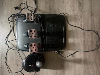 Logitech Racing Wheel, Shifter and Pedals with Cables