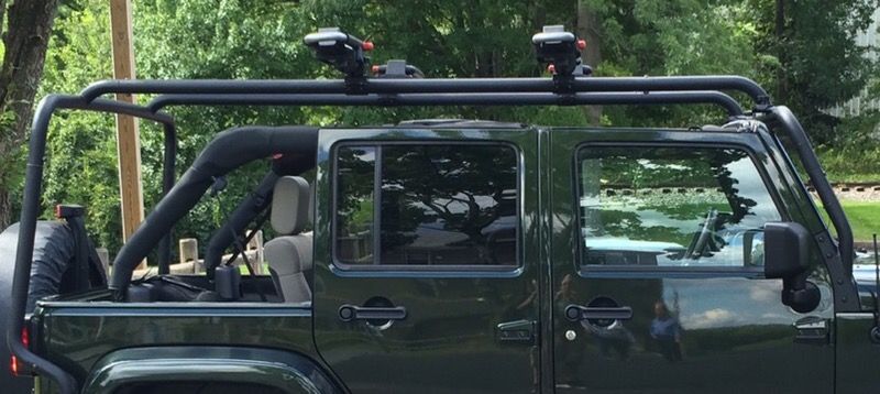 Roof Rack - Rugged Ridge Sherpa for 4 door Jeep Wrangler Unlimited