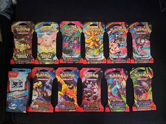 Various Pokémon boosters