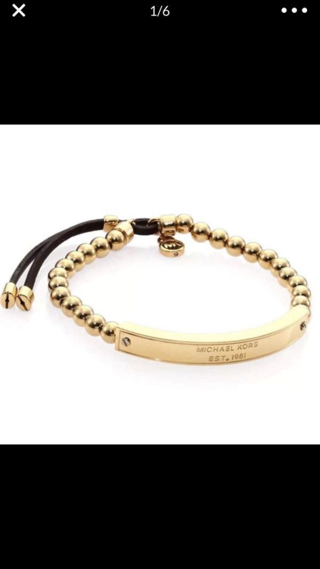 Mk Michael kors plaque bracelet