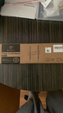 Perlesmith tilting tv wall mount black max 115 ibs min :75 x 75mm max: 400 x 400mm