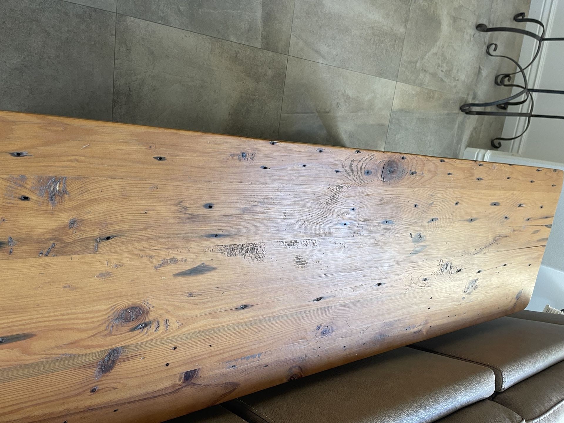 Solid Pine Console Table From Z Gallerie