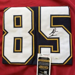 San Diego Chargers Antonio Gates Navy Signed Autograph Pro Style Jersey JSA COA