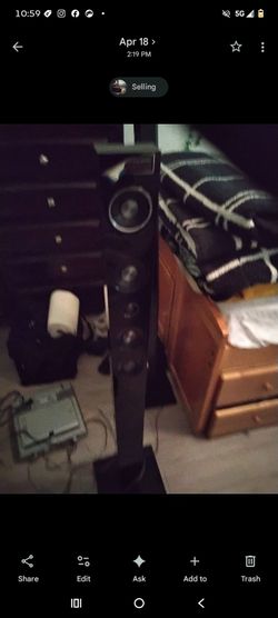 Home theater system with Blu ray dvd