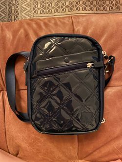 NEW IHKWIP Sidekick Quilted Crossbody bag in Navy Blue