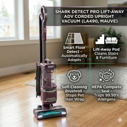 Shark DetectPro Lift-Away ADV Upright Vacuum LA490 Model