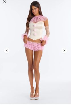 Sugar rush clown 4 piece costume
