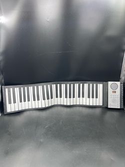 EB Excalibur 658BK 49-Key Roll Up Piano Electronic Keyboard Portable AS IS