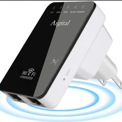 WiFi Extender Blast, Wireless Internet Booster for Home 300Mbps Long Range WiFi Repeater WLAN Signal Amplifier, 2.4GHz Network Mini WiFi Router for Ph