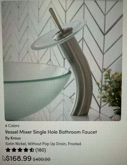  Brand new glass faucet 