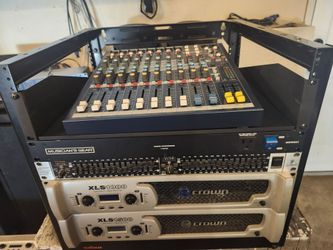 DJ System Crown XLS/Soundcraft Mixer (New)/ Behringer  EQ