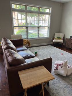 Genuine Modern Leather Sofa (link in description)
