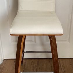 Cream Swivel Barstool
