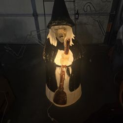 Vintage Empire Halloween Witch Blow Mold