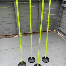 Speed & Agility Training Poles (Set of 4)