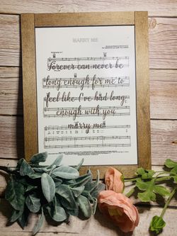 Personized Music Sheet Sign