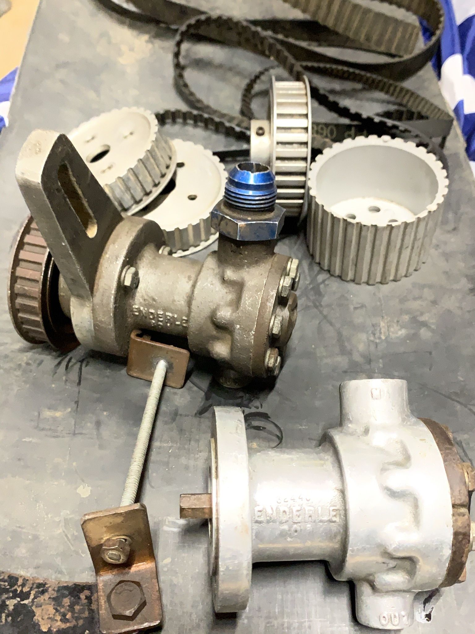 Enderle 80a Fuel Pumps With Belt Drive Setup
