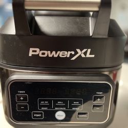 PowerXL Grill Air Fryer Home, Electric Indoor Grill and 5.5 Quart Air Fryer
