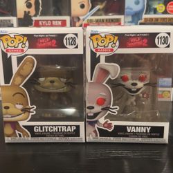 Five Nights At Freddy’s “Glitchtrap & Vanny” Funko Pops