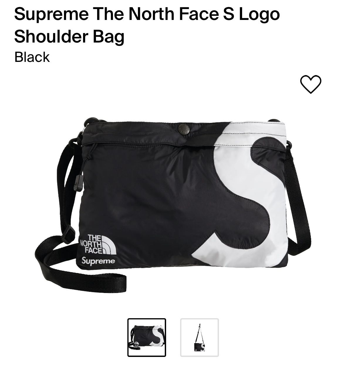 Brand New Supreme The North Face S Logo Shoulder Bag Supreme 