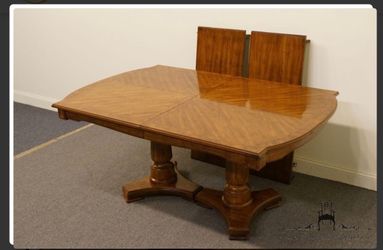 Solid Wood Dining Table – Heavy & Sturdy