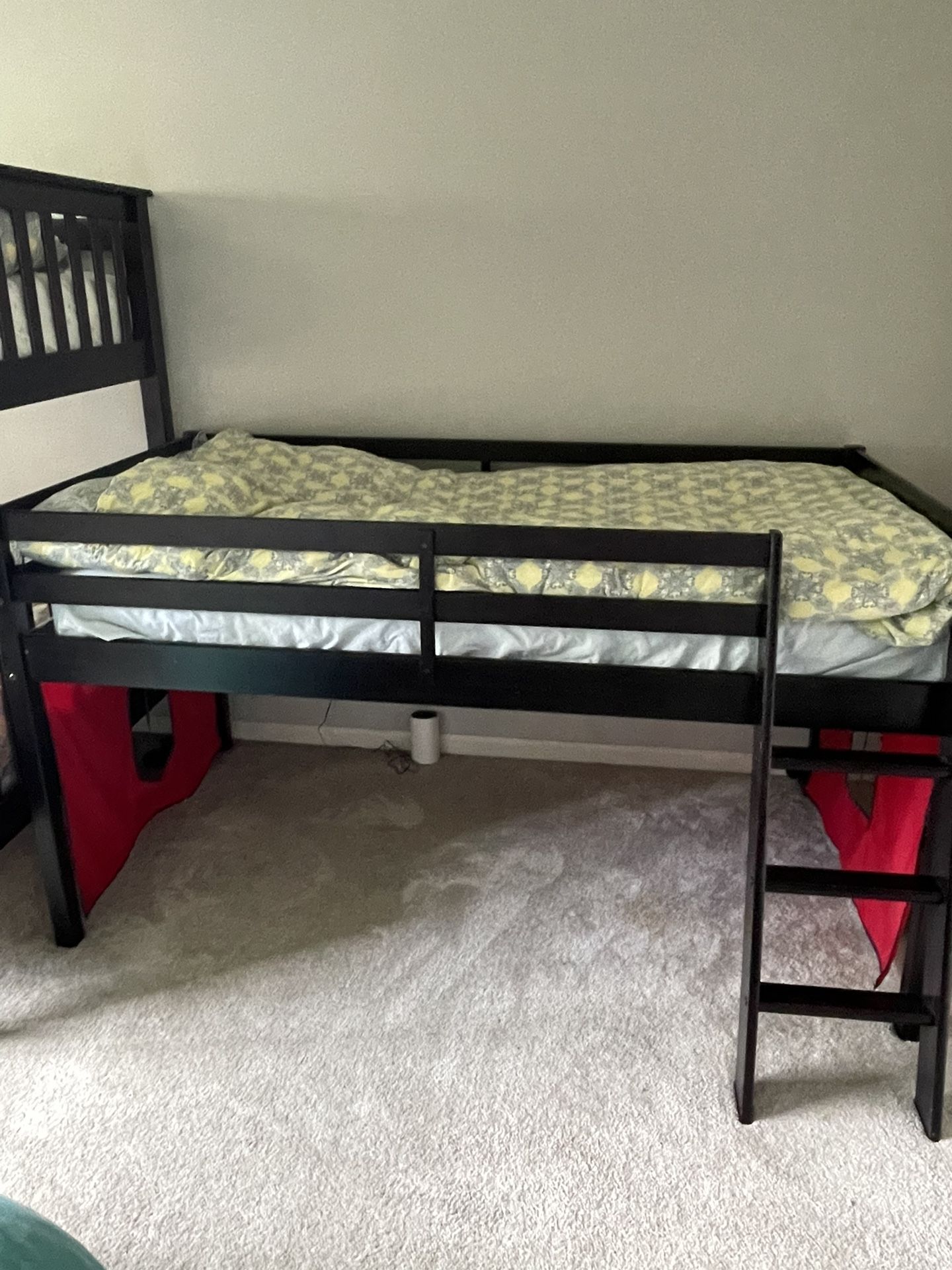 Twin Size Bed With Mattress - Self-pickup Only!