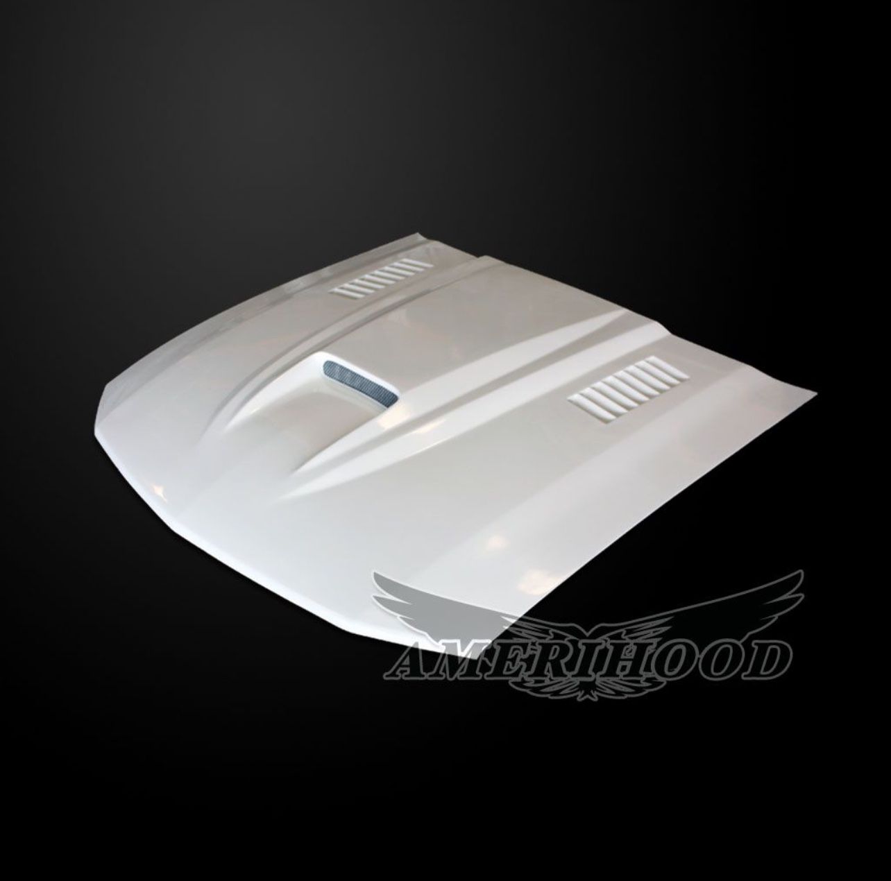 Ford Mustang 2005-2009 Type-SMS Style Functional Heat Extraction Ram Air Hood