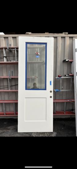Flush glaze slab door / doors 