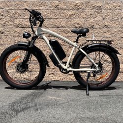 FRONT SUSPENSION/2000/3000 Watt Dual Motor Mountain E-Bike, 38mph, Bluvall V1, Sand Or Black