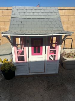 Wood play house