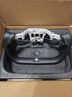 BRAND NEW 2024-2026 Tesla Model 3 Highland Yoke Steering Wheel Leather With Heating Function