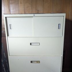 Vintage Lateral Filing Cabinet