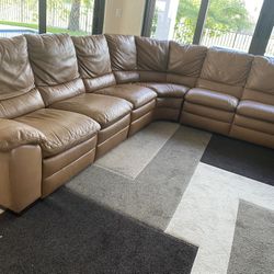  L shape sectional recliner