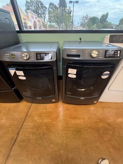 Maytag washing machine and gas dryer front load
