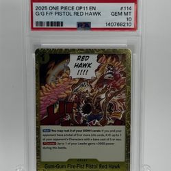 One Piece Pistol Red Hawk 