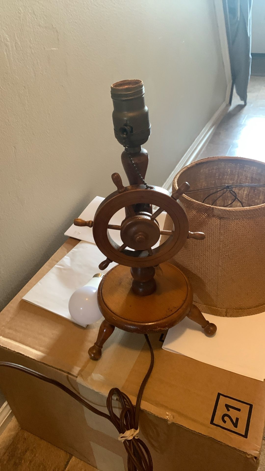 Vintage Maritime Desk Lamp